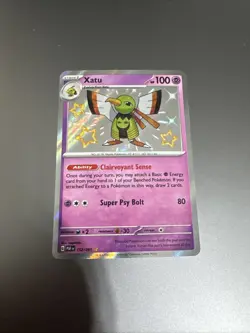 Xatu 152/091 Paldean Fates Shiny Holo Rare Pokemon TCG Card NM - Image 1