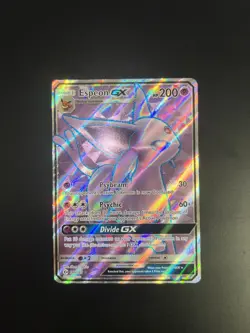 Espeon GX 140/149 Sun & Moon Base Full Art Pokemon Card - Image 1