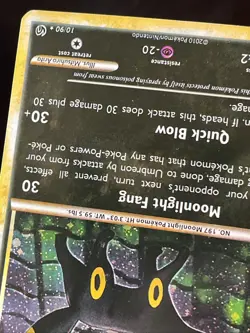 Umbreon 10/90 Holo Rare HGSS Undaunted Pokemon Card 2010 LP/NM SWIRL - Image 5