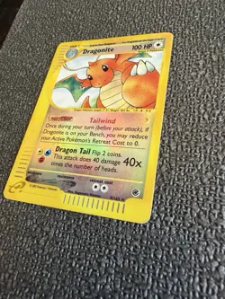 Pokemon TCG Dragonite Expedition Base Set 9/165 Reverse Holo Vintage Card 2002 - Image 5