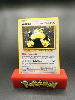 Pokemon TCG Card - Snorlax XY179 Holo Promo XY Black Star Promos LP - Image 1