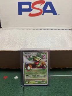 Pokemon TCG: Torterra LV.X Black Star Promotional Holo Card #DP09, MP - Image 1
