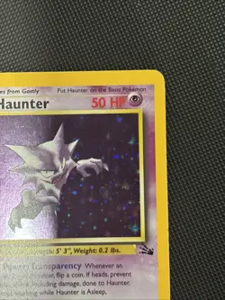 Pokemon TCG Haunter Fossil Unlimited Rare Holo Card 6/62 NM/LP - Image 4