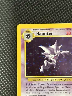 Pokemon TCG Haunter Fossil Unlimited Rare Holo Card 6/62 NM/LP - Image 5