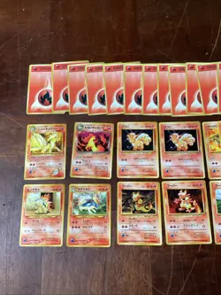 Lot Of 30 Japanese Pokemon Pocket Monsters ‘Fire’ Trading Cards - Image 2