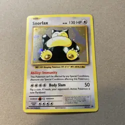 Pokemon TCG Snorlax XY179 Holo Promo Card - Image 1