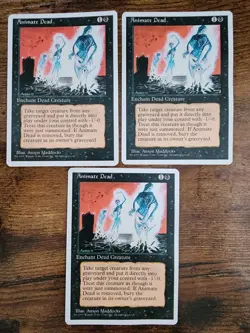 1x MTG Animate Dead ⭐Un-played NM SLIGHT WARP ⭐12 HQ PICS 4th Magic ⭐3 Available - Image 1