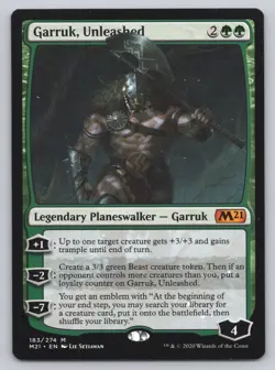 MTG - Garruk, Unleashed - Core Set 2021 (M21) -F405 - Image 1