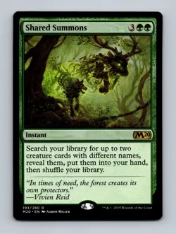 Shared Summons Core Set 2020 Non-Foil MTG NM - Image 1
