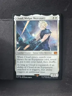 Magic the Gathering Final Fantasy Cloud Midgar Mercenary - Image 1