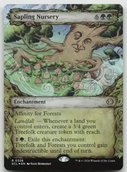 Sapling Nursery (Showcase) R Foil Lorwyn Eclipsed 328 NM - Image 1