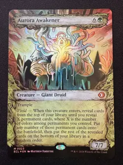 🌈 Aurora Awakener - Foil - Showcase - Lorwyn Eclipsed - NM-Mint - MTG - Image 1