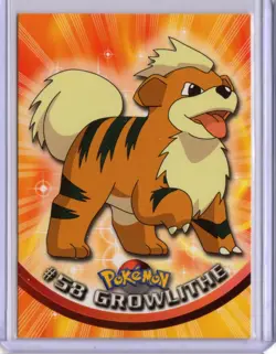 Pokemon Topps TV Growlithe 58 Blue Logo - Image 1