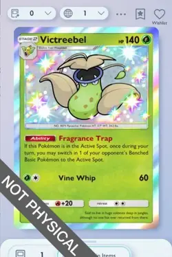 Pokemon TCG POCKET - Victreebel Shiny 1⭐, Mega-Rising, English - Image 1