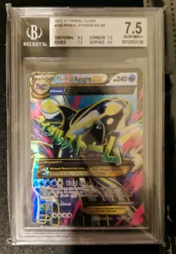 Pokemon BGS 7.5 Primal Kyogre Ex #149 Full Art XY Primal Clash 2015 English - Image 1