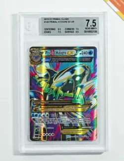 Pokemon BGS 7.5 Primal Kyogre Ex #149 Full Art XY Primal Clash 2015 English - Image 2