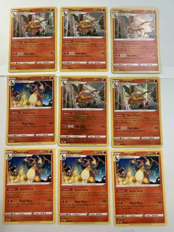 Pokemon TCG Charizard Lot Of 9! Pokemon Go | Vivid Voltage | Reverse | Holo Rare - Image 1