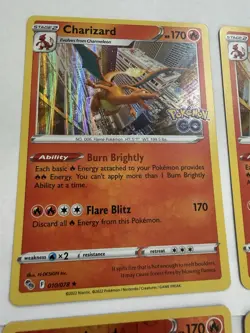 Pokemon TCG Charizard Lot Of 9! Pokemon Go | Vivid Voltage | Reverse | Holo Rare - Image 2