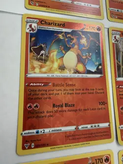 Pokemon TCG Charizard Lot Of 9! Pokemon Go | Vivid Voltage | Reverse | Holo Rare - Image 5