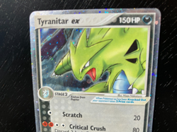 Pokemon Cosmos Ultra- Rare Holo Tyranitar ex 17/17 Pop Series 1 2006 EX/MP - Image 5