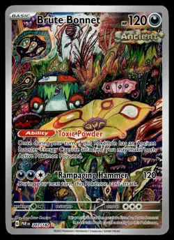 Brute Bonnet Illustration Rare 207/182 SV04: Paradox Rift Pokemon - Image 1