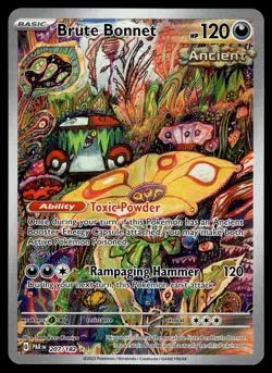 Brute Bonnet Illustration Rare 207/182 SV04: Paradox Rift Pokemon - Image 1
