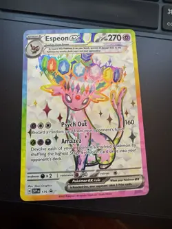 Espeon ex 175 Black Star Promo SVP NM Prismatic Evolutions Pokemon TCG - Image 1