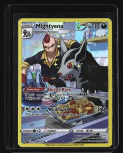 Pokemon MIGHTYENA TG09/TG30 Trainer Gallery ( Brilliant Stars) NM/Near Mint - Image 1