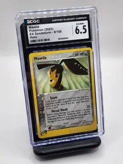 Mawile - Pokemon EX Sandstorm Holo 9/100, EX/NM+ (CGC 6.5) - Image 1