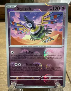 Pokemon TCG - 038/086 Sigilyph Pokeball Pattern Black Bolt - English Near Mint - Image 1