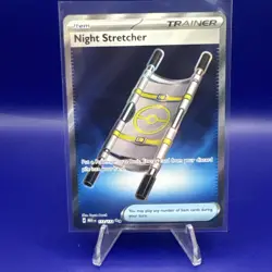 NIGHT STRETCHER Full Art Trainer 173/132 2025 Pokemon Mega Evolution NM+ - Image 1