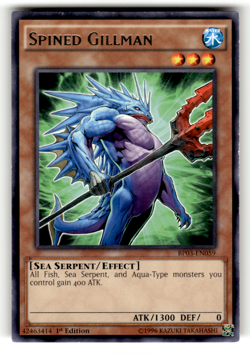 Spined Gillman BP03-EN059 1st Edition Rare Battle Pack 3: Monster League LP - Image 1