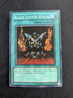 YU-GI-OH BLACK LUSTER ROTUAL SYE YUGI EVOLUTION UNLIMITED LP - Image 1