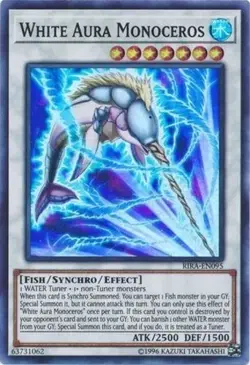 White Aura Monoceros - RIRA-EN095 - Super Rare - Unlimited Edition NM - Image 1
