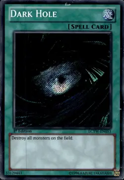 Dark Hole EU 1st Ed Secret Rare LCYW-EN053 Yu-Gi-Oh! - Image 1