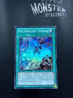 YUGIOH FIRE FORMATION - GYOKKOU SUPER RARE LTGY-EN062 1ST EDITION - Image 1