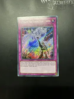 YUGIOH ULTIMATE FIRE FORMATION SINTO SECRET RARE FIGA-EN021 1ST EDITION - Image 1
