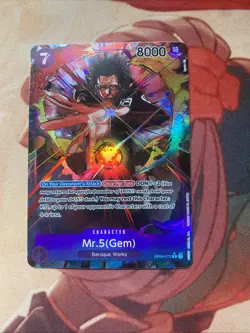 Mr.5 Gem Parallel Alt Art OP04-072 One Piece English Kingdoms of Intrigue - Image 1