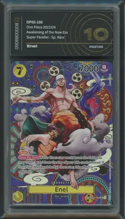 Enel OP05-100 - One Piece Awakening of the New Era - AiGrading 10 Pristine - Image 1