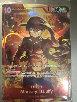 x10 One Piece Monkey D. Luffy ST10-006 Treasure Booster Promo Sealed Lot Bundle - Image 2