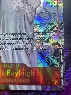Silvers Rayleigh Manga Alt Art English OP08-118 One Piece Two Legends - Image 5