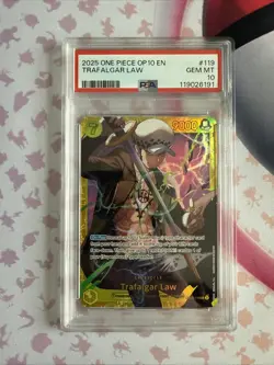 One Piece CCG Royal Blood Trafalgar Law OP10-119 Alternative Art, Secret Rare - Image 1