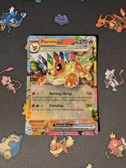 Pokemon Cards Flareon ex 014/131 Ultra Rare Prismatic Evolutions- (NM) - Image 1