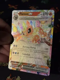 Pokemon Cards Flareon ex 014/131 Ultra Rare Prismatic Evolutions- (NM) - Image 3