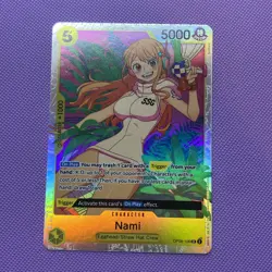Nami OP08-106 SR ENGLISH ONE PIECE Card Game Two Legends NM - Image 1