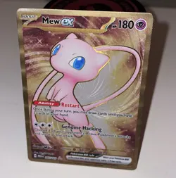 Mew ex 205/165 Sv: Scarlet & Violet (151 Metal Card) Hyper Rare Pokemon TCG 2023 - Image 1