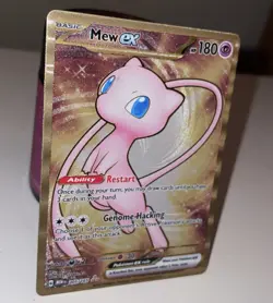 Mew ex 205/165 Sv: Scarlet & Violet (151 Metal Card) Hyper Rare Pokemon TCG 2023 - Image 2