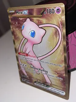 Mew ex 205/165 Sv: Scarlet & Violet (151 Metal Card) Hyper Rare Pokemon TCG 2023 - Image 3