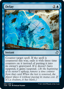 Delay Time Spiral Remastered NM Blue Uncommon MAGIC THE GATHERING CARD ABUGames - Image 1