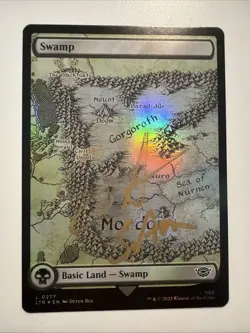 Sean Astin On Card Auto Gold Ink “Sam” Inscription Lord of the Rings Magic MTG - Image 1